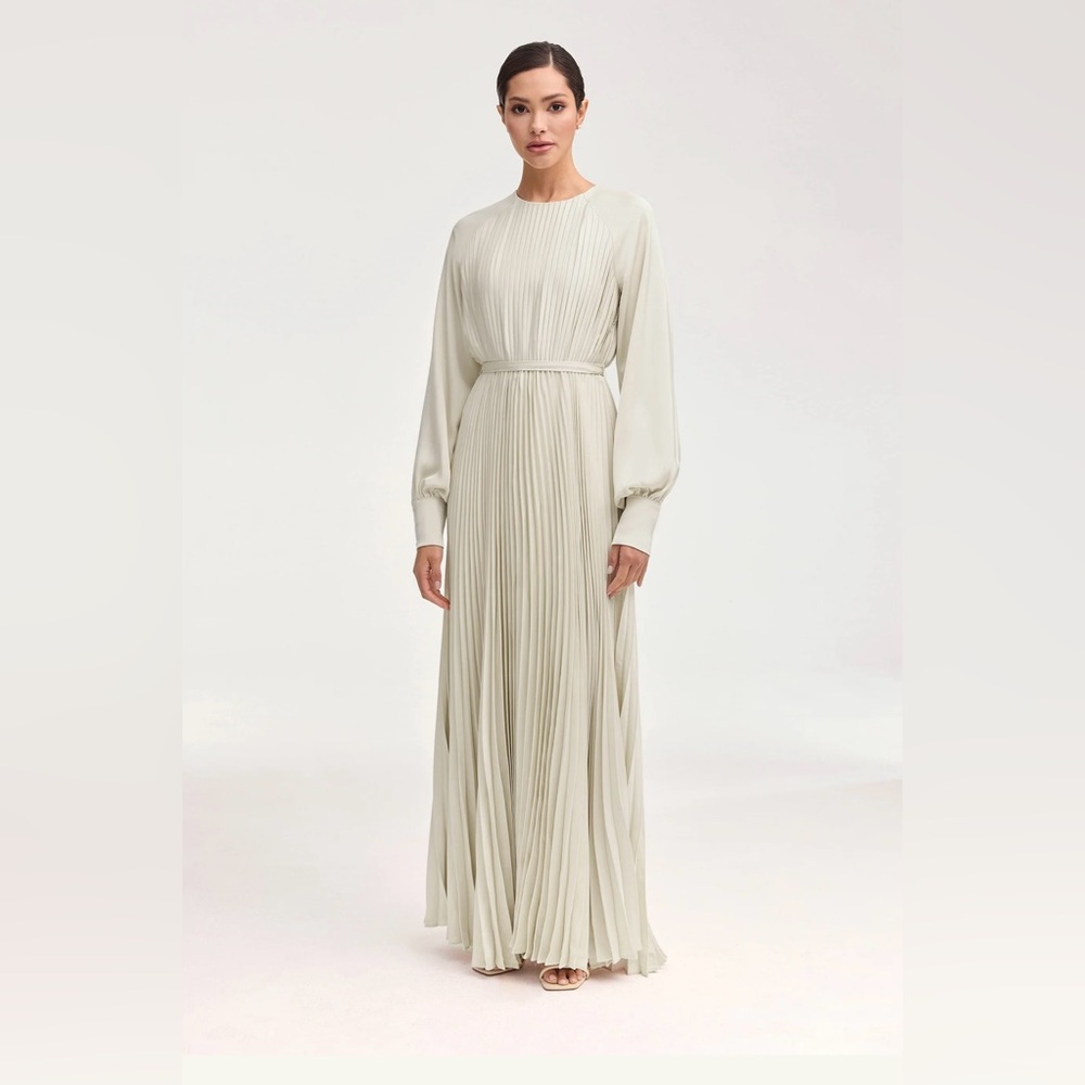 Pleated Maxi Dress